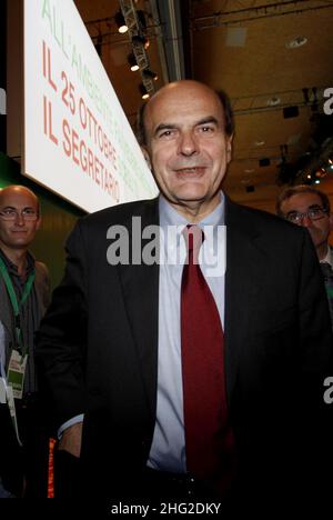 Convenzione del Partito democratico Nazionale a Roma: Pierluigi Bersani Foto Stock