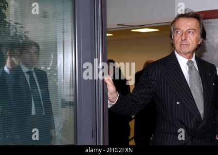 Luca Cordero di Montezemolo FIAT Presidente Foto Stock