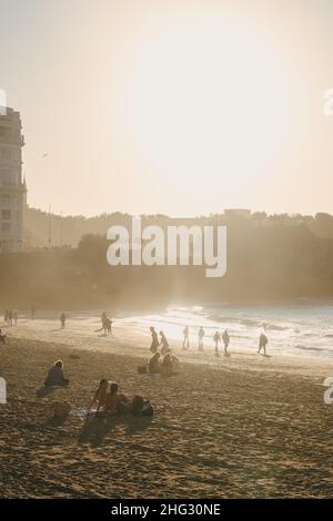 Biarritz, Francia, ottobre 2021 Foto Stock
