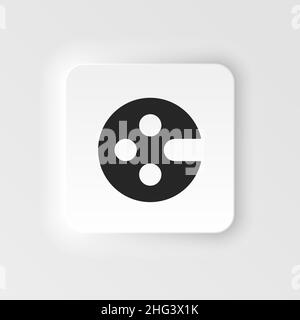 Arte, artista, disegno icona - vettore. Semplice illustrazione degli elementi dal concetto di interfaccia utente. Arte, artista, disegno icona stile pneumatico vettore icona . Illustrazione Vettoriale