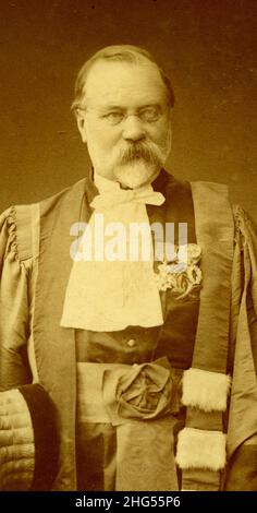 Portrait de Louis Joseph Troost 1825-1911 - chimiste francais Foto Stock