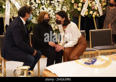 Durante la sepoltura di Francisco Gatto a Madrid su Tueday, 18 Gennaio 2022 Credit: CORDON PRESS/Alamy Live News Foto Stock