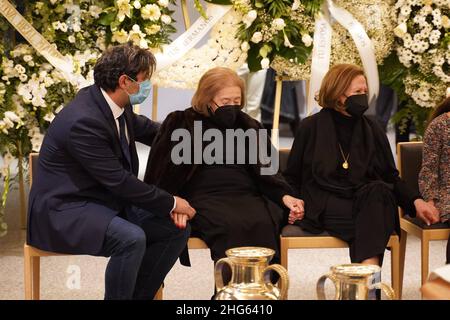 Durante la sepoltura di Francisco Gatto a Madrid su Tueday, 18 Gennaio 2022 Credit: CORDON PRESS/Alamy Live News Foto Stock