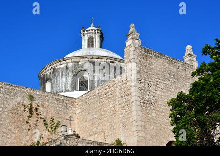 Chiesa del Gesù del terzo Ordine, iglesia del Jesús de la Tercera Orden, Mérida, Stato di Yucatán, Messico, Nord America Foto Stock