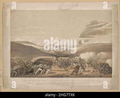 Assedio di Sevastopol dalla nuova batteria del 32 Pounder sopra l'attacco sinistro Picquet House - M.A. Biddulph Captn. R.A. del. ; E. Walker Lith. ; giorno & Figlio, Litiri. Alla Regina. Foto Stock