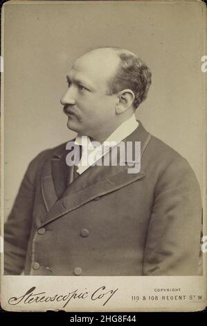 Sir Augustus Henry Glossop Harris - Schauspieler. Foto Stock