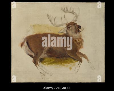 Sir Edwin Henry Landseer - Stag morente Foto Stock