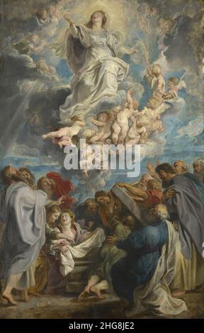 Sir Peter Paul Rubens (Siegen 1577 - Anversa 1640) - l'Assunzione della Vergine Foto Stock