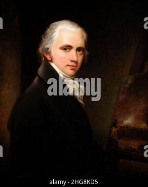 Sir William Beechey, autoritratto, c1800. Foto Stock