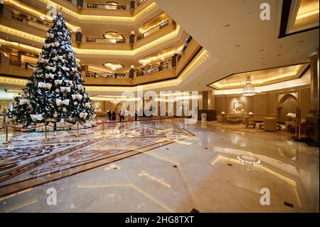 ABU DHABI: Emirates Palace Hotel di lusso Foto Stock
