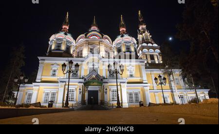 Parco Panfilov ad Almaty, Kazakhstan. Foto Stock