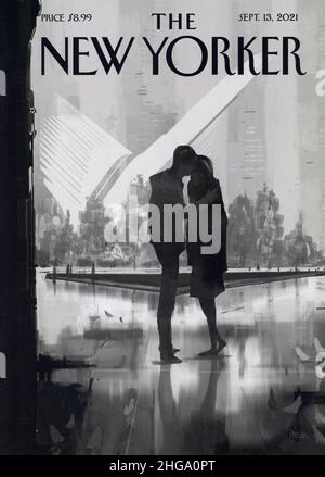 2021 copertina della rivista settimanale 'The New Yorker', USA Foto Stock