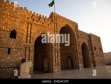 Porta di Makkah o Baab Makkah, provincia della Mecca, Jeddah, Arabia Saudita Foto Stock