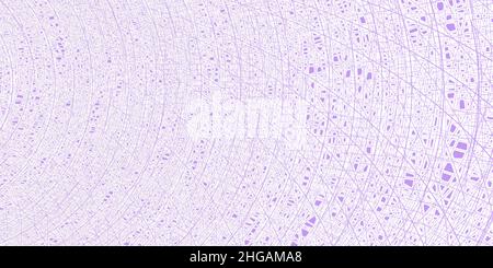 Sfondo viola astratto con forme e linee circolari. Sfondo astratto. Illustrazione ad alta risoluzione Foto Stock