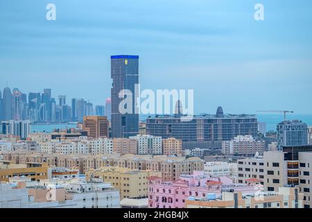 Vista aerea del la Cigale Hotel by Banyan Tree Foto Stock