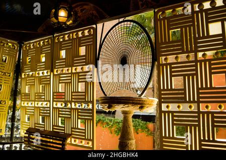 Spagna, Barcellona, 14/07/2021. Casa Vicens di Barcellona, progettata da Antoni Gaudí, oggi museo. Foto Stock