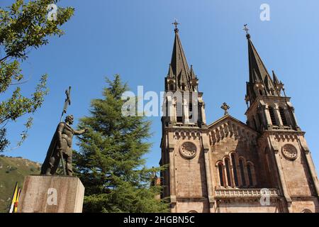 Santuario di Covadonda, Asturias (Spagna) Foto Stock