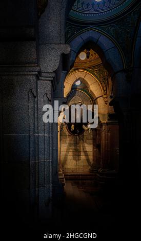 Diverse parti del Palazzo di Mysore, Mysuru, Karnataka, India Foto Stock