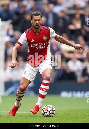 Foto d'archivio del 08-08-2021 del Pablo Mari dell'Arsenale. Il difensore dell'Arsenale Pablo Mari si è Unito a Udinese in prestito per il resto della stagione. Data di emissione: Giovedì 20 gennaio 2022. Foto Stock