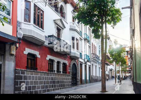 Principale passeggiata commerciale a Triana, Vegueta, Las Palmas de Gran Canaria, Isole Canarie, Spagna Foto Stock