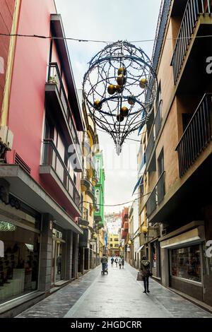 Principale passeggiata commerciale a Triana, Vegueta, Las Palmas de Gran Canaria, Isole Canarie, Spagna Foto Stock