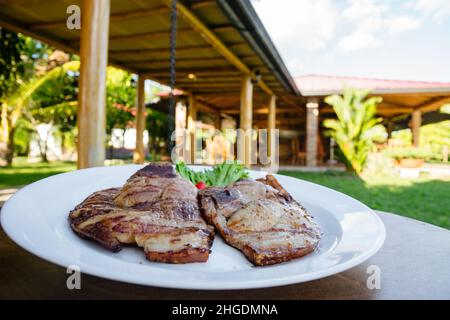 Cibo colombiano delizioso e spettacolare Foto Stock