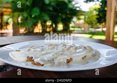 Cibo colombiano delizioso e spettacolare Foto Stock