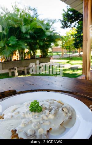 Cibo colombiano delizioso e spettacolare Foto Stock