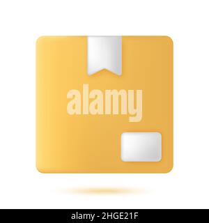 Scatola di cartone Illustrazione Vettoriale