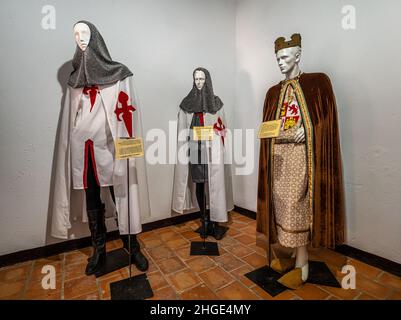 All'interno del monastero di Tentudia in Calera de Leon, fondata nel XIII secolo. Provincia di Badajoz, Estremadura, Spagna Foto Stock