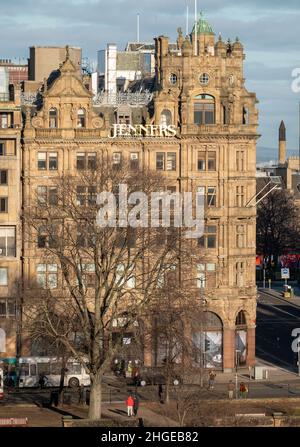 Jenners department store in Princes Street, Edinburgh Foto Stock