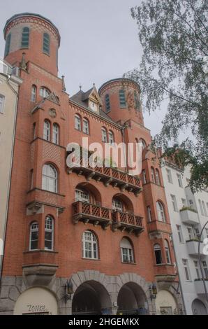 Berlino Giugno 2020: La struttura correttiva Moabit (JVA Moabit) nel distretto di Berlino di Moabit Foto Stock