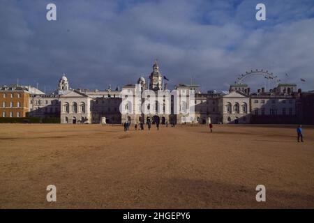 Horse Guards Parade, Londra, Regno Unito 20 gennaio 2022. Crediti: Vuk Valcic / Alamy Foto Stock