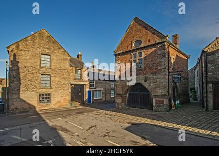 Winster Market House, Derbyshire, Peak District, Regno Unito Foto Stock