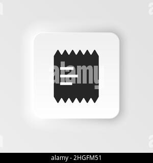 ATM, icona vettore di stile pneumatico cashbox. Semplice illustrazione degli elementi dal concetto di interfaccia utente. ATM, icona vettore di stile pneumatico cashbox. Concetto di finanza vec Illustrazione Vettoriale