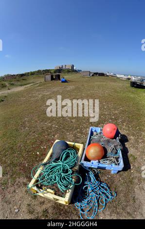 prehore a sizewell suffolk inghilterra Foto Stock