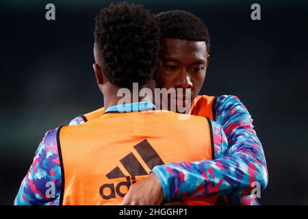 20th gennaio 2022; Estadio Martinez Valero, Elche, Spagna; la Liga Football, Elche CF contro Real Madrid; Foto Stock