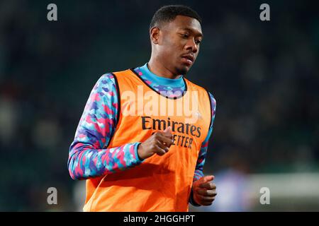 20th gennaio 2022; Estadio Martinez Valero, Elche, Spagna; la Liga Football, Elche CF contro Real Madrid; Foto Stock