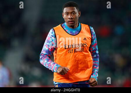 20th gennaio 2022; Estadio Martinez Valero, Elche, Spagna; la Liga Football, Elche CF contro Real Madrid; Foto Stock