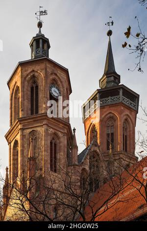 Chiesa evangelica St.-Johannis a Goettingen, Germania, bassa Sassonia, Goettingen Foto Stock
