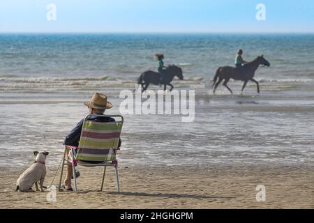 Onival, plage et bord de mer, falaises et Sable Foto Stock
