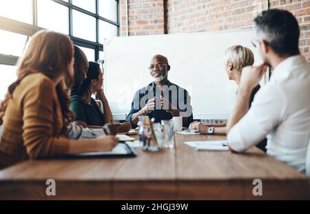 Lavorare in squadra è ciò che ci rende riusciti Foto Stock