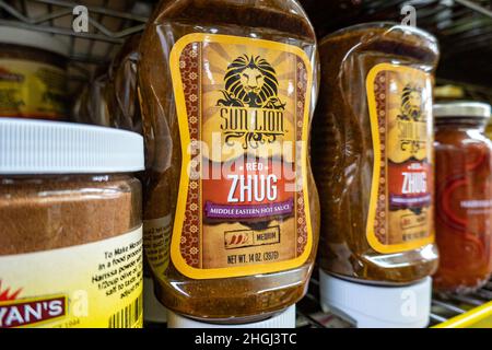 Kalustyan's Indian Spice Shop è un negozio di specialità a Murray Hill, New York City, USA 2022 Foto Stock