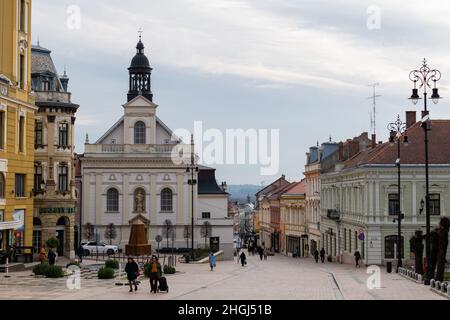 Chiesa di San Sebastiano in piazza Szechenyi nella città di Pecs Ungheria Europa Foto Stock
