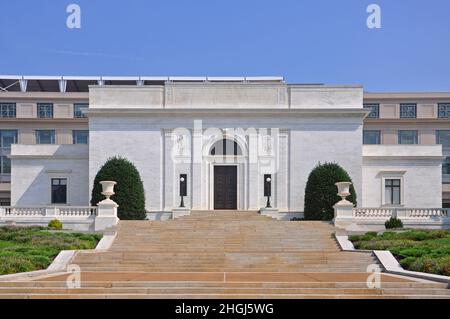 American Institute of Pharmacy and Pharmacists Association al 2215 Constitution Avenue nel centro di Washington DC, USA. Foto Stock