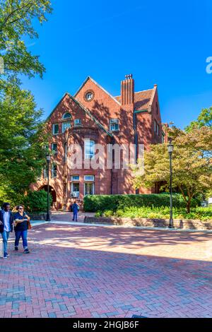 Ginter House fu costruita nel 1892 come residenza di Lewis Ginter, un imprenditore trapiantato del nord che fece di Richmond la sua casa dopo la Guerra civile. Foto Stock