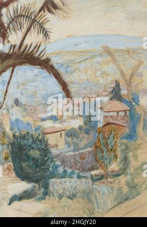 Bonnard Pierre - Collezione privata - Paysage du Cannet - Data sconosciuta - acquerello e guazzo su carta 49,3 x 35,2 cm - Foto Stock