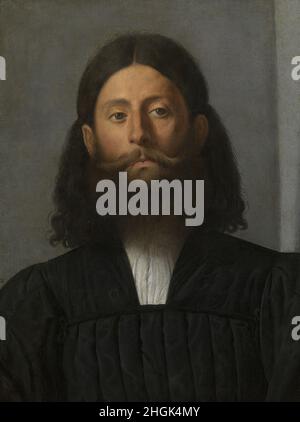 Ritratto di un Bearded Man - 1515 18 - olio su tela 53,6 x 40,0 cm - Lotto Lorenzo Foto Stock