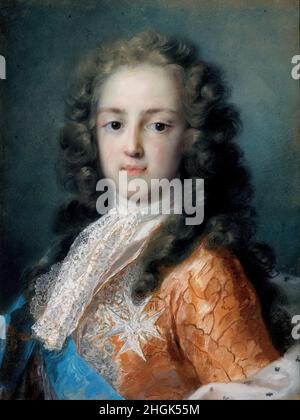 Rosalba Carriera - di Luigi XV di Francia (1710-1774) come Dauphin Foto Stock