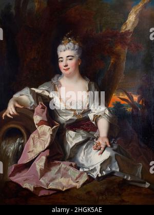 Marie Louise Élisabeth d'Orléans, Duchessa di Berry di Nicolas de Largillière (Museo d'Arte Frost) Foto Stock